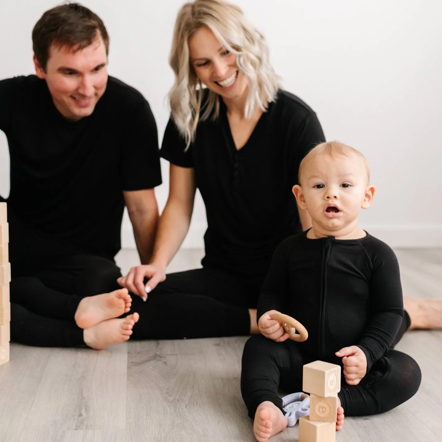 Zippies|Mommy & Me<Little Sleepies Zippy Black