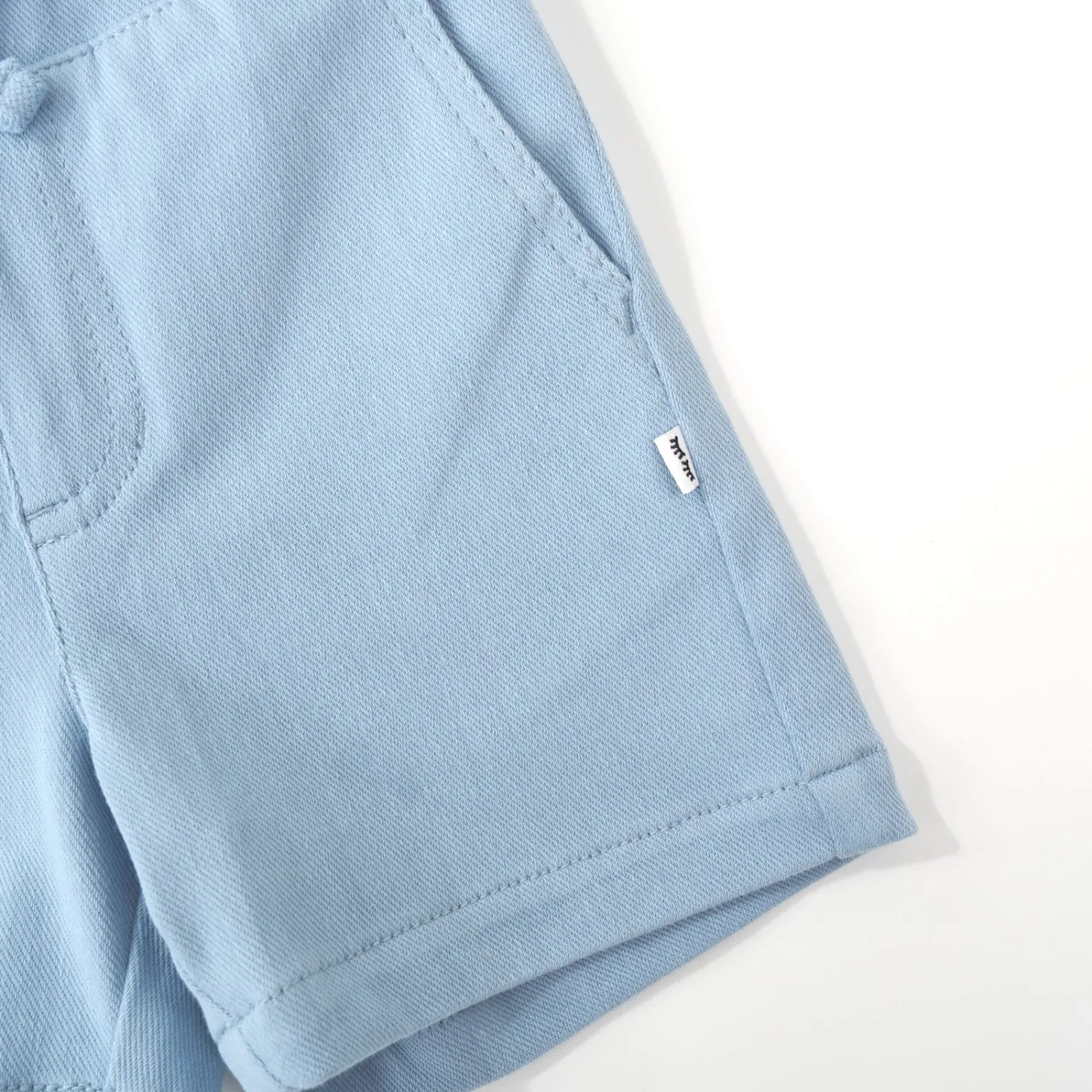 Everyday Essentials|Everyday Essentials<Little Sleepies Chino Shorts Blue Bliss