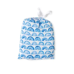 Sheets<Little Sleepies Fitted Crib Sheet Blue Rainbows