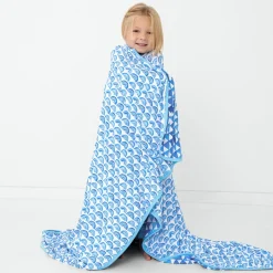 Cloud Blankets|Cloud Blankets<Little Sleepies Large Cloud Blanket® Blue Rainbows