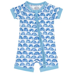 Zippies|Sibling Matching<Little Sleepies Shorty Zippy Blue Rainbows