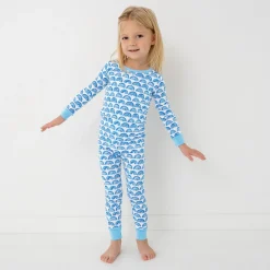 Two-Piece Pj Sets|Two-Piece Pj Sets<Little Sleepies Two-Piece Pajama Set Blue Rainbows