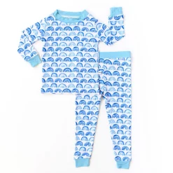 Two-Piece Pj Sets|Two-Piece Pj Sets<Little Sleepies Two-Piece Pajama Set Blue Rainbows