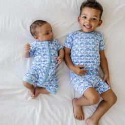 Two-Piece Pj Sets|Two-Piece Pj Sets<Little Sleepies Two-Piece Pajama Set Blue Rainbows