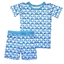 Two-Piece Pj Sets|Two-Piece Pj Sets<Little Sleepies Two-Piece Pajama Set Blue Rainbows