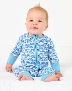 Zippies|Sibling Matching<Little Sleepies Zippy Blue Rainbows