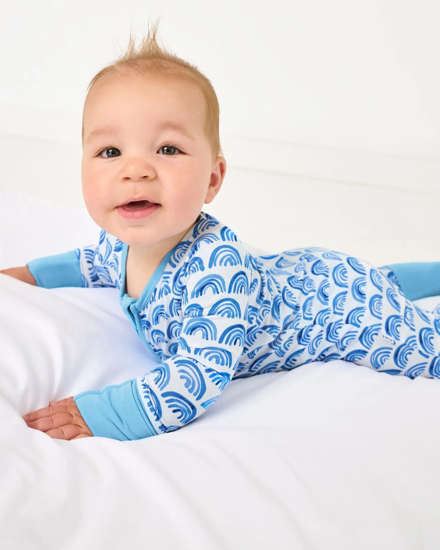 Zippies|Sibling Matching<Little Sleepies Zippy Blue Rainbows