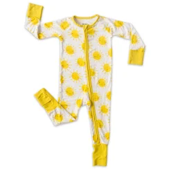 Zippies<Little Sleepies Zippy Blue Rainbows, Sky Blue & Sunshine
