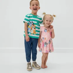 Tops & Tees|Tops & Tees<Little Sleepies Relaxed Pocket Tee Bluey & Bingo