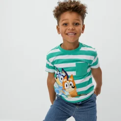 Tops & Tees|Tops & Tees<Little Sleepies Relaxed Pocket Tee Bluey & Bingo