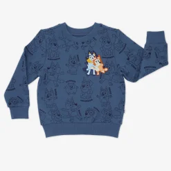 Tops & Tees|Tops & Tees<Little Sleepies Crewneck Sweatshirt Bluey & Friends