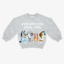 Tops & Tees|Tops & Tees<Little Sleepies Drop Shoulder Crewneck Bluey & Friends