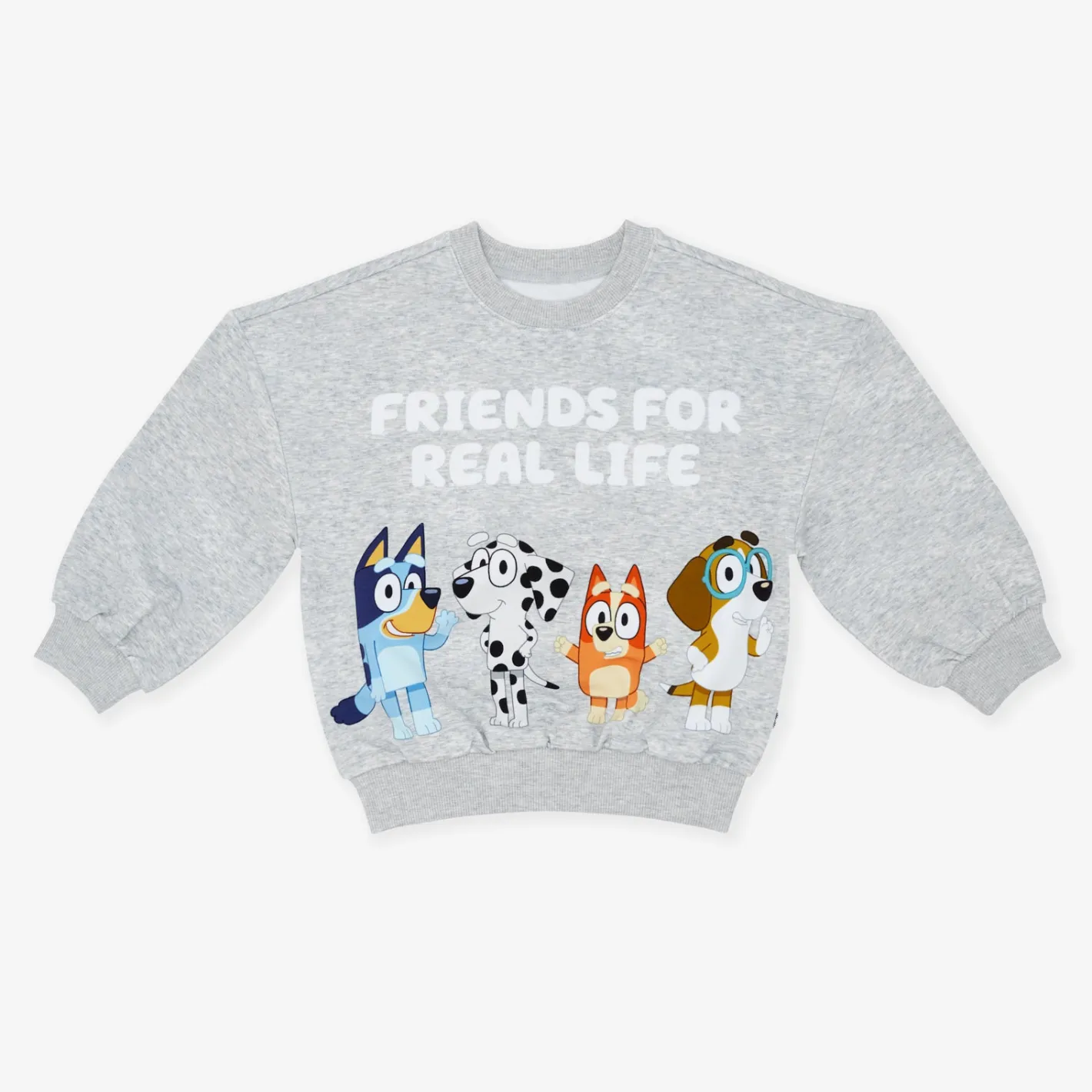 Tops & Tees|Tops & Tees<Little Sleepies Drop Shoulder Crewneck Bluey & Friends