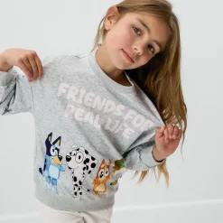 Tops & Tees|Tops & Tees<Little Sleepies Drop Shoulder Crewneck Bluey & Friends