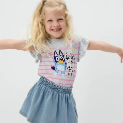 Tops & Tees|Tops & Tees<Little Sleepies Flutter Tee Bluey & Friends