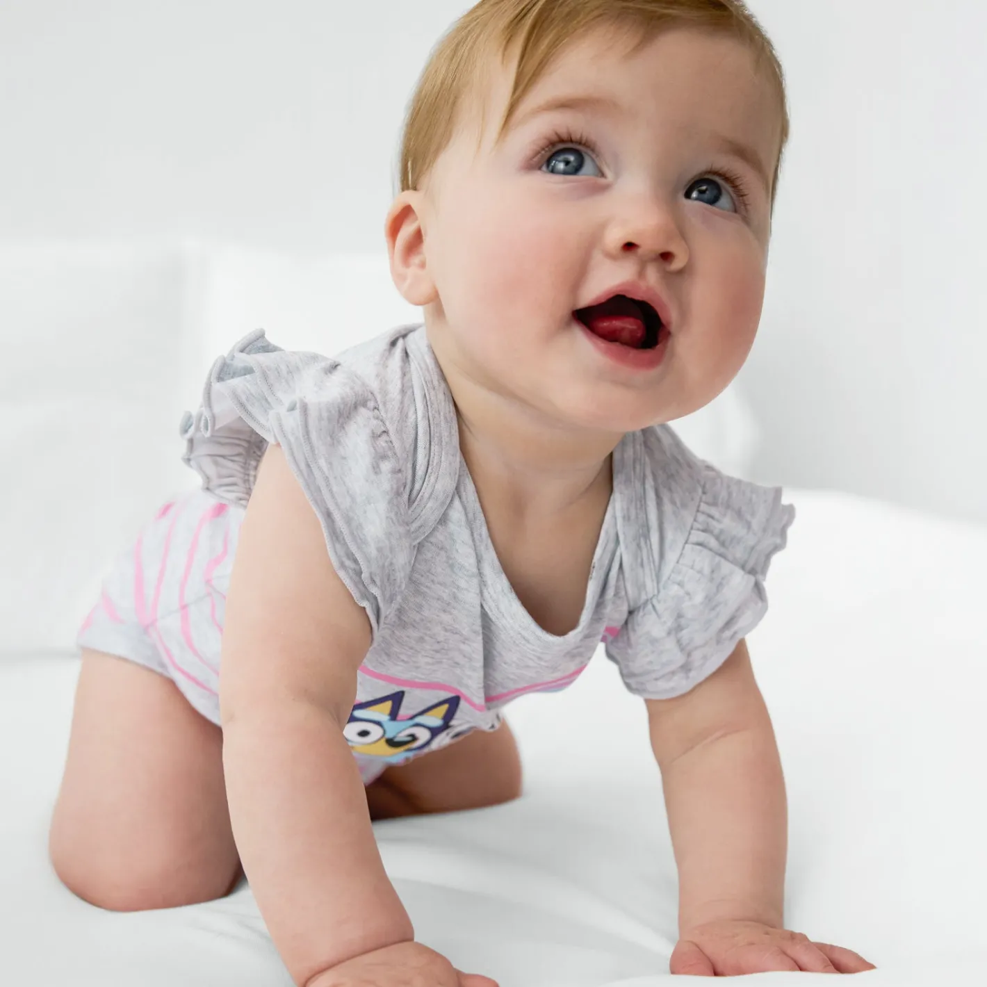 Bamboo Baby Clothes|Bodysuits<Little Sleepies Flutter Bodysuit Bluey & Friends