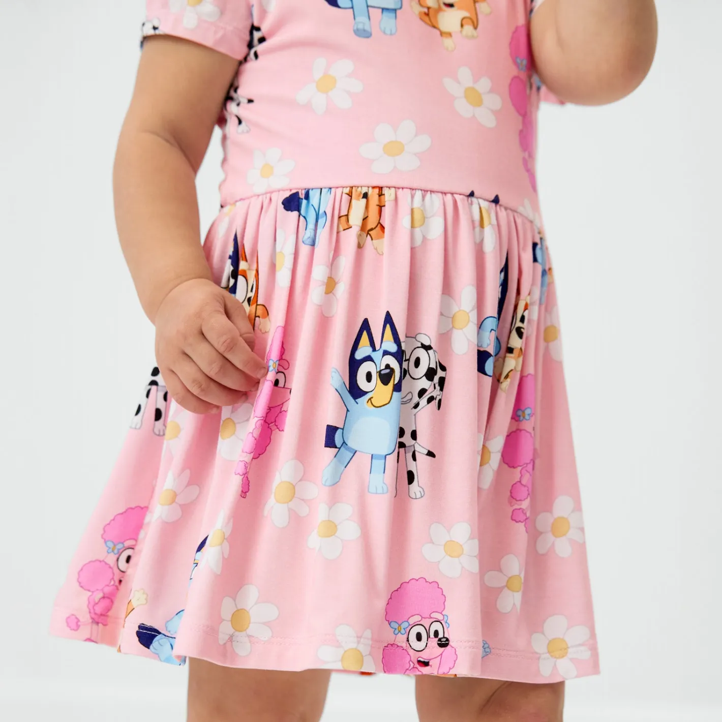 Bodysuits|Dresses<Little Sleepies Skater Dress with Bodysuit Bluey Garden Games