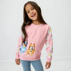 Sweaters & Hoodies|Sweaters & Hoodies<Little Sleepies Crewneck Sweatshirt Bluey Garden Games