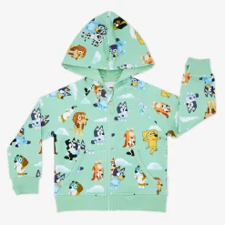 Tops & Tees|Tops & Tees<Little Sleepies Zip Hoodie Bluey Sky's The Limit