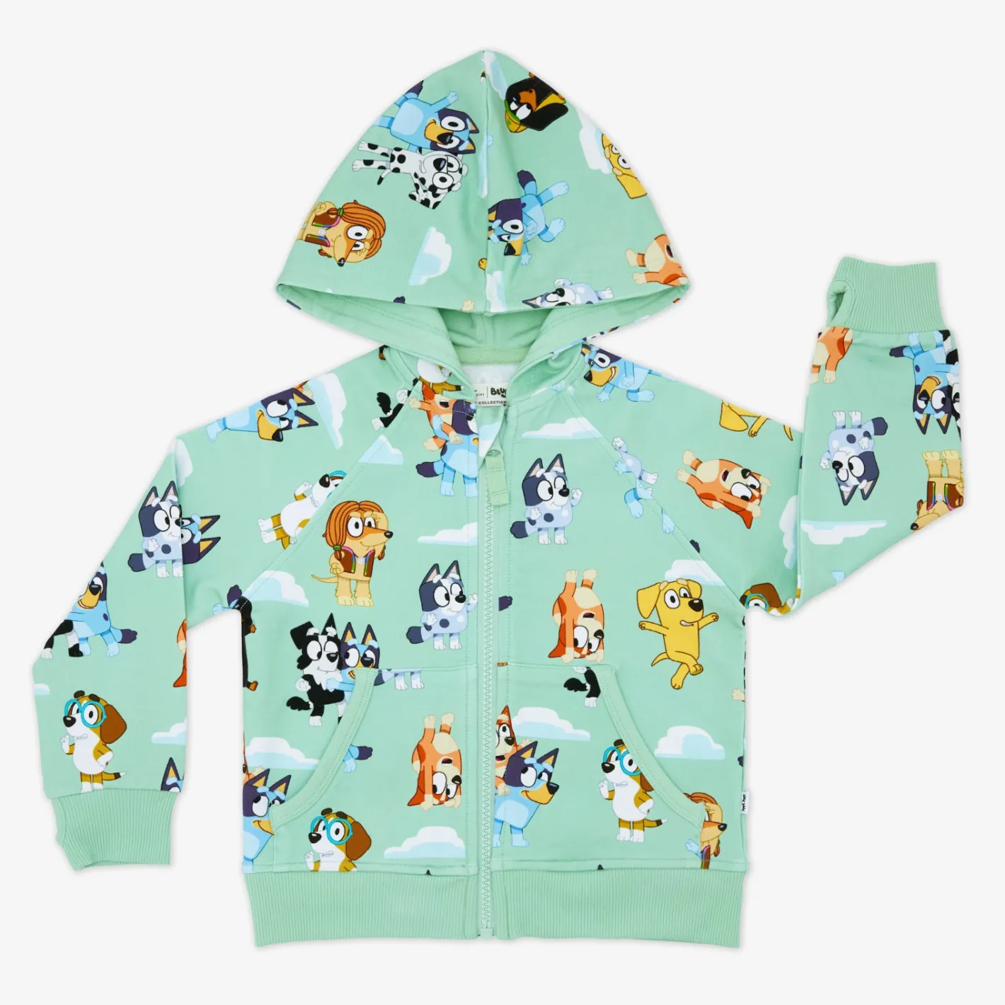 Tops & Tees|Tops & Tees<Little Sleepies Zip Hoodie Bluey Sky's The Limit
