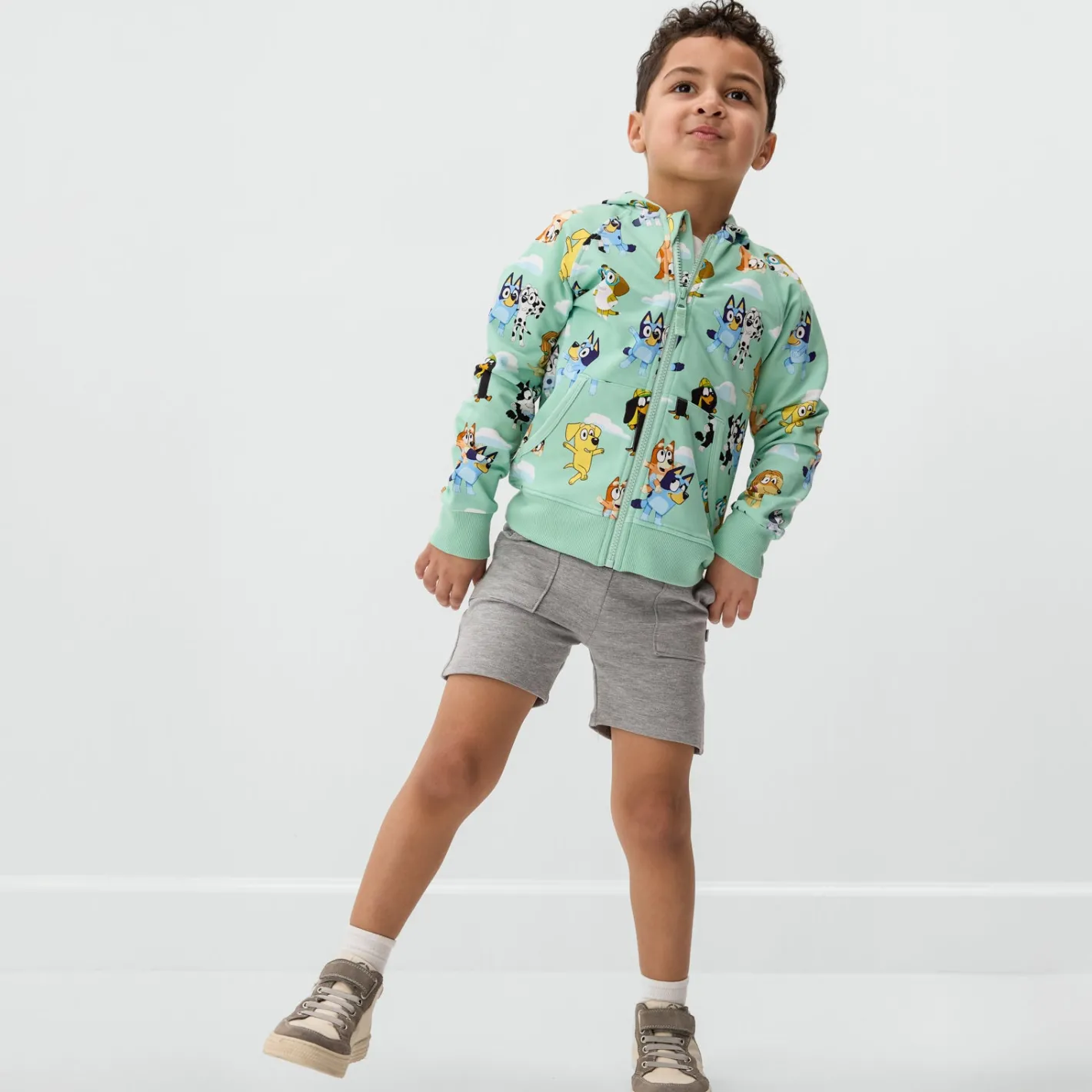 Tops & Tees|Tops & Tees<Little Sleepies Zip Hoodie Bluey Sky's The Limit