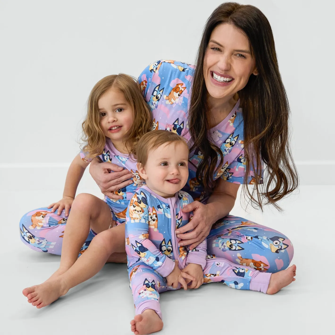 Mommy & Me|Mommy & Me<Little Sleepies Women's Short Sleeve Pajama Top Bluey Sleepytime