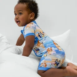 Zippies|Mommy & Me<Little Sleepies Shorty Zippy Bluey Sleepytime