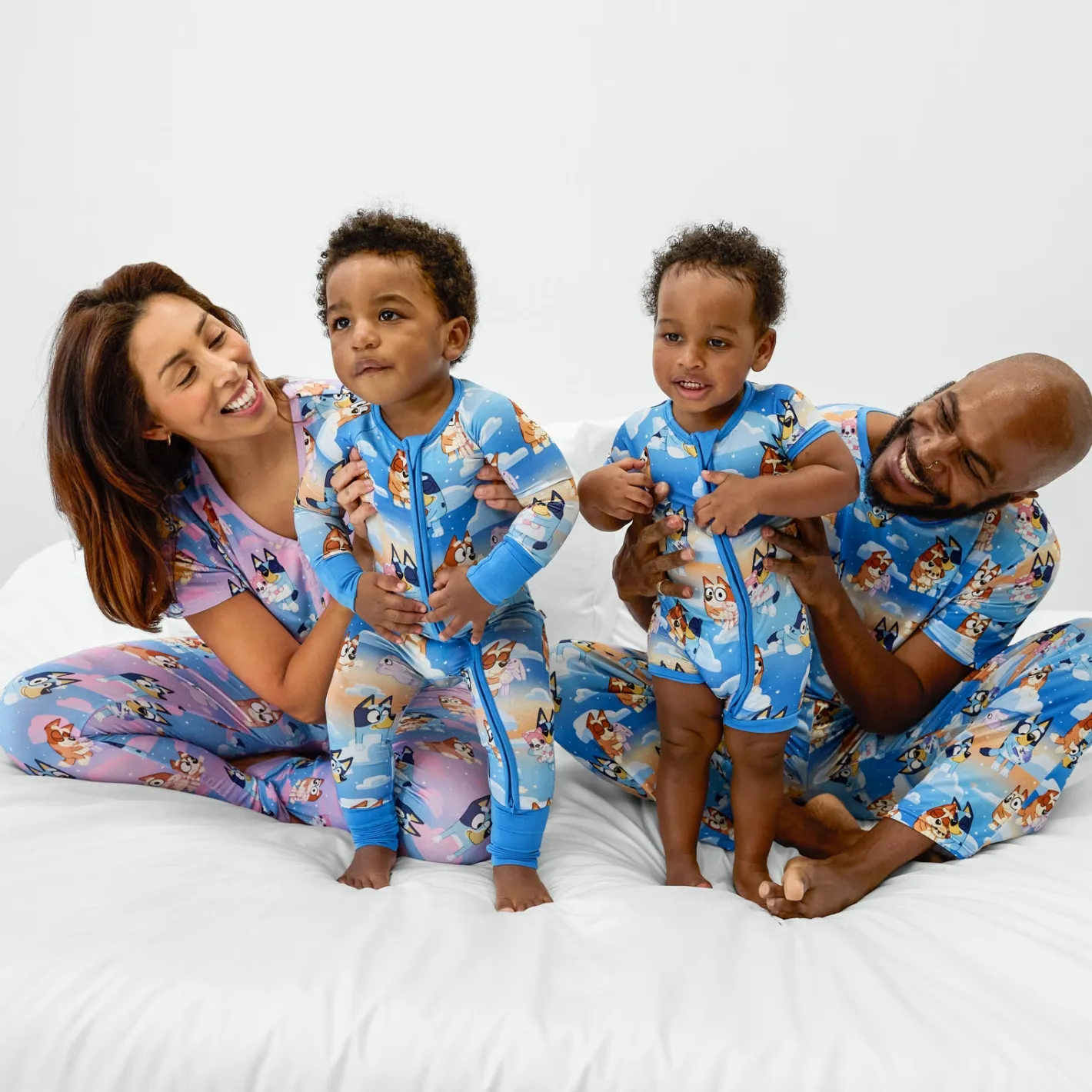 Zippies|Mommy & Me<Little Sleepies Shorty Zippy Bluey Sleepytime