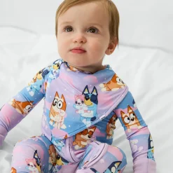Bibs<Little Sleepies Bandana Bib Bluey Sleepytime