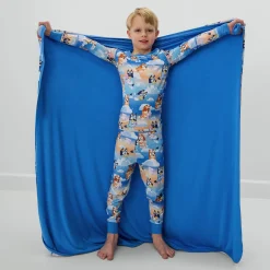 Cloud Blankets|Cloud Blankets<Little Sleepies Large Cloud Blanket® Bluey Sleepytime