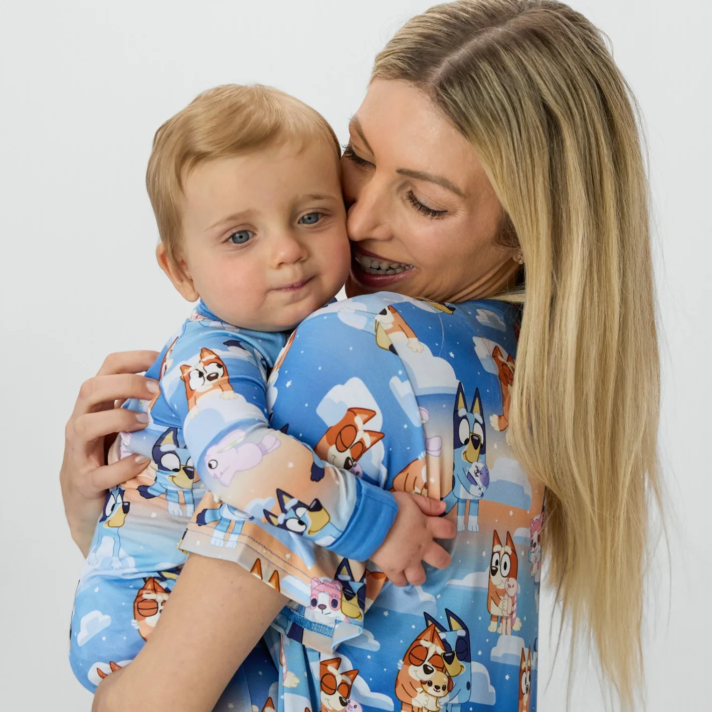 Mommy & Me|Mommy & Me<Little Sleepies Women's Short Sleeve Pajama Top Bluey Sleepytime