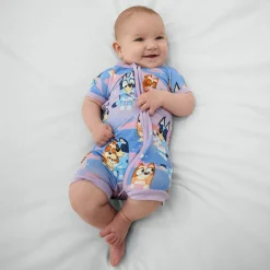 Zippies|Mommy & Me<Little Sleepies Shorty Zippy Bluey Sleepytime