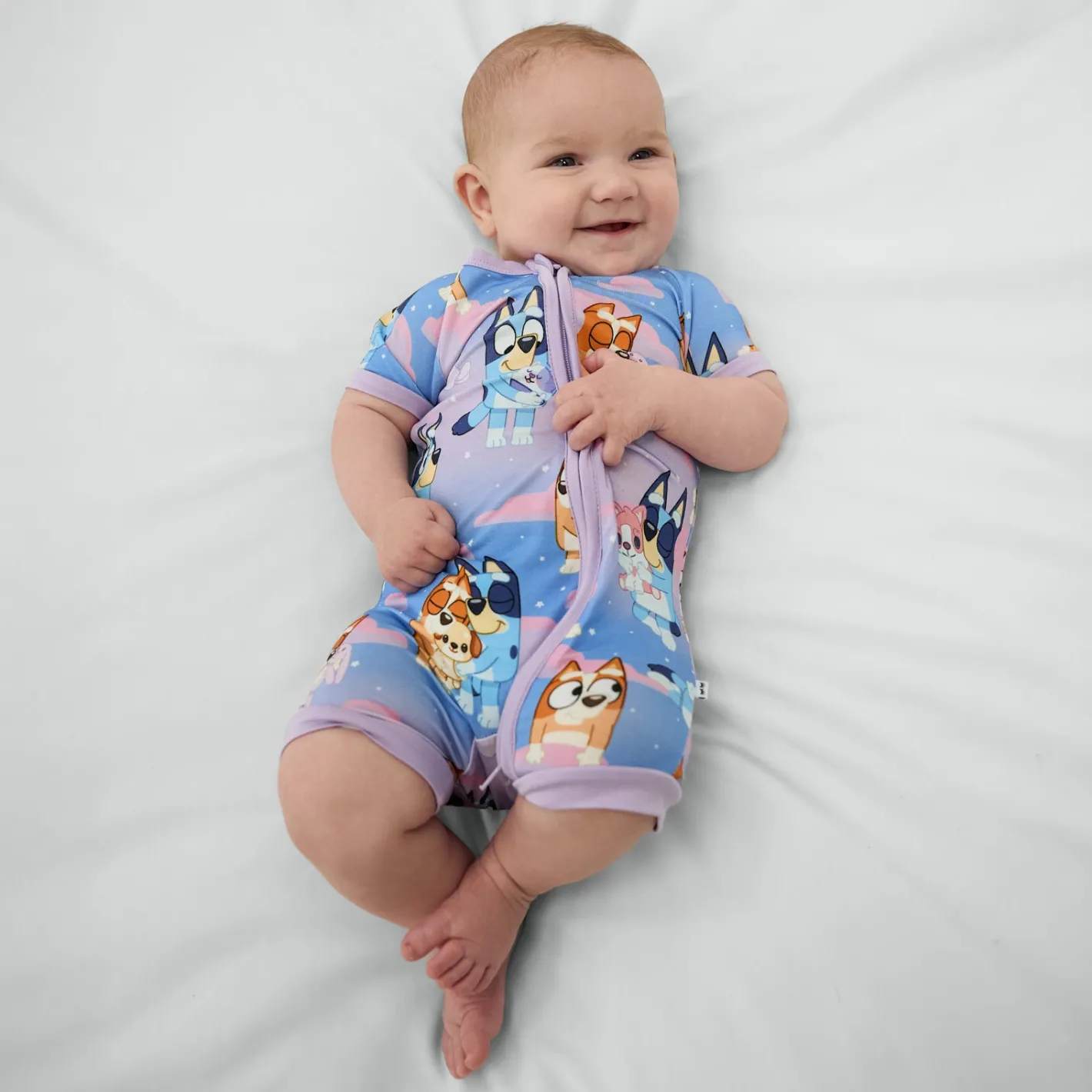Zippies|Mommy & Me<Little Sleepies Shorty Zippy Bluey Sleepytime