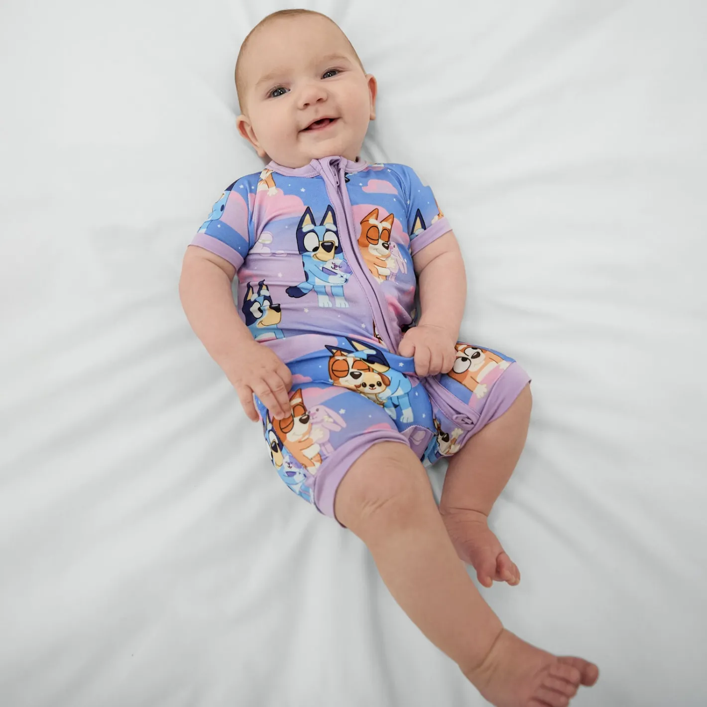 Zippies|Mommy & Me<Little Sleepies Shorty Zippy Bluey Sleepytime