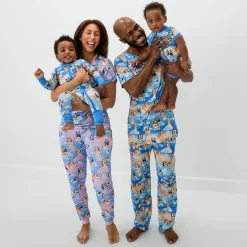 Daddy & Me|Full Family Matching<Little Sleepies Men's Pajama Pants Bluey Sleepytime
