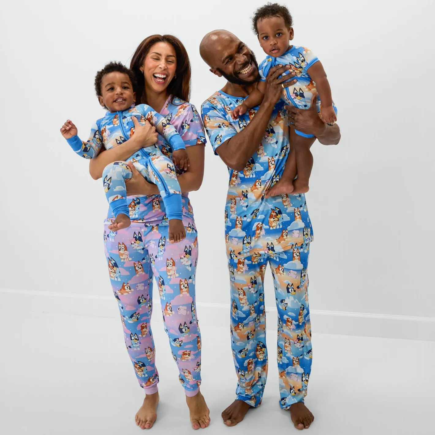Daddy & Me|Full Family Matching<Little Sleepies Men's Pajama Pants Bluey Sleepytime
