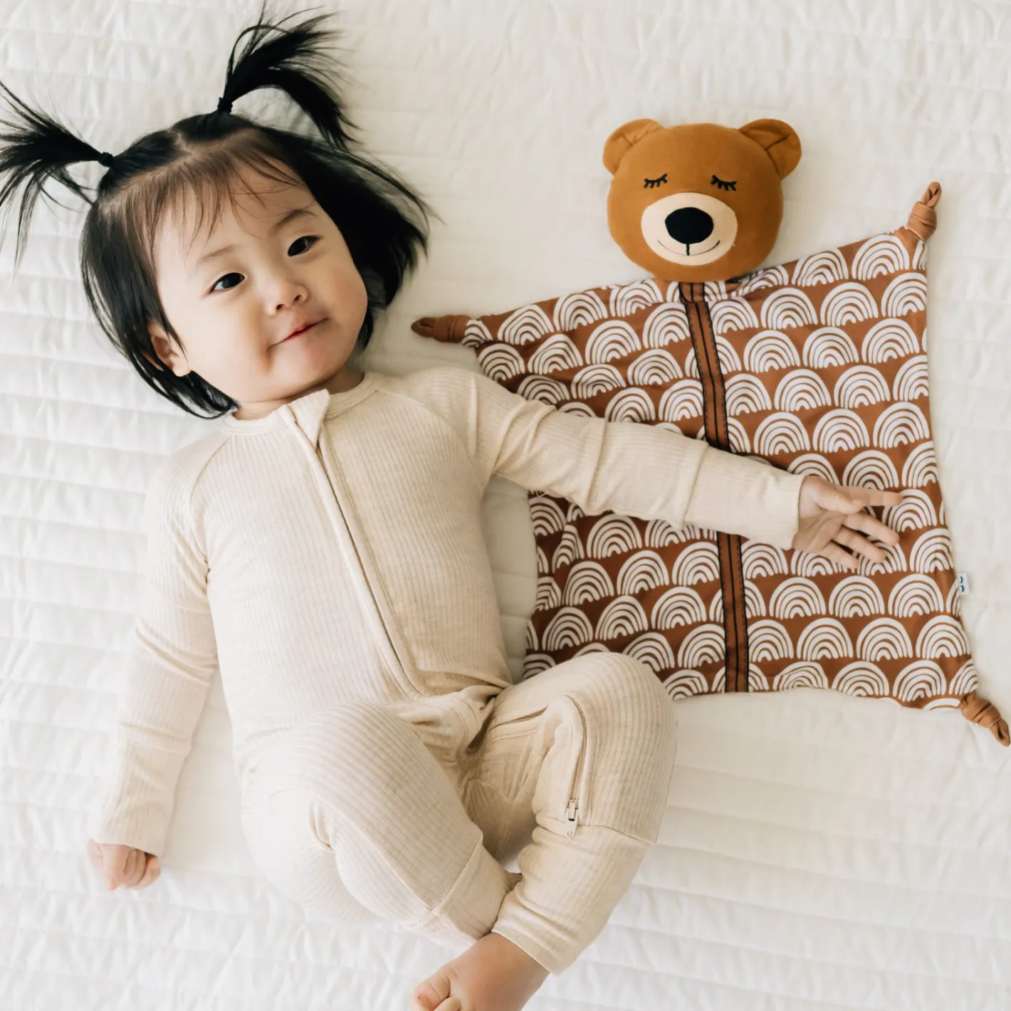 Sleepyhead Loveys<Little Sleepies Bowie the Bear Sleepyhead Lovey