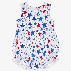 Bamboo Baby Clothes|Rompers<Little Sleepies Bubble Romper Bright Stars