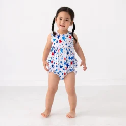 Bamboo Baby Clothes|Rompers<Little Sleepies Bubble Romper Bright Stars
