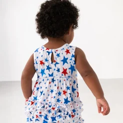 Bamboo Baby Clothes|Rompers<Little Sleepies Bubble Romper Bright Stars