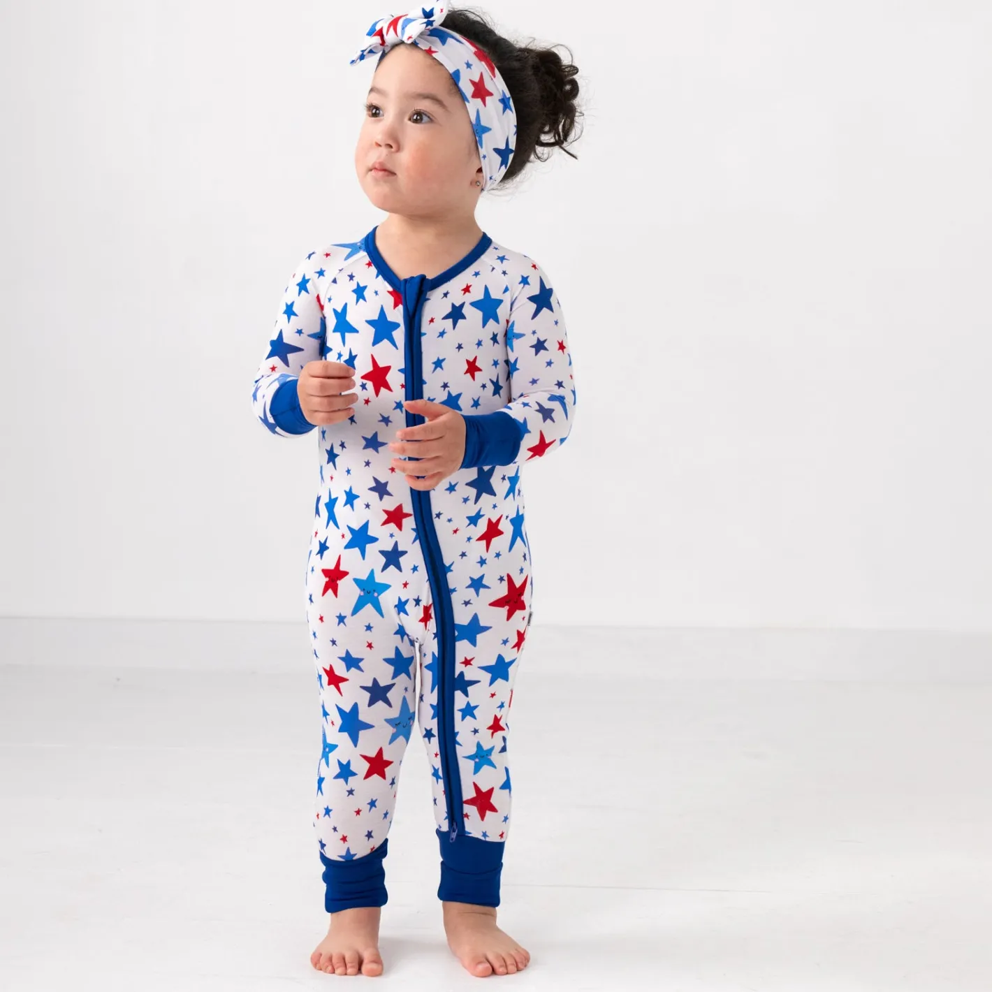 Hats & Headbands<Little Sleepies Luxe Bow Headband Bright Stars