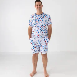 Daddy & Me|Full Family Matching<Little Sleepies Men's Pajama Shorts Bright Stars