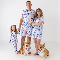 Daddy & Me|Full Family Matching<Little Sleepies Men's Pajama Shorts Bright Stars