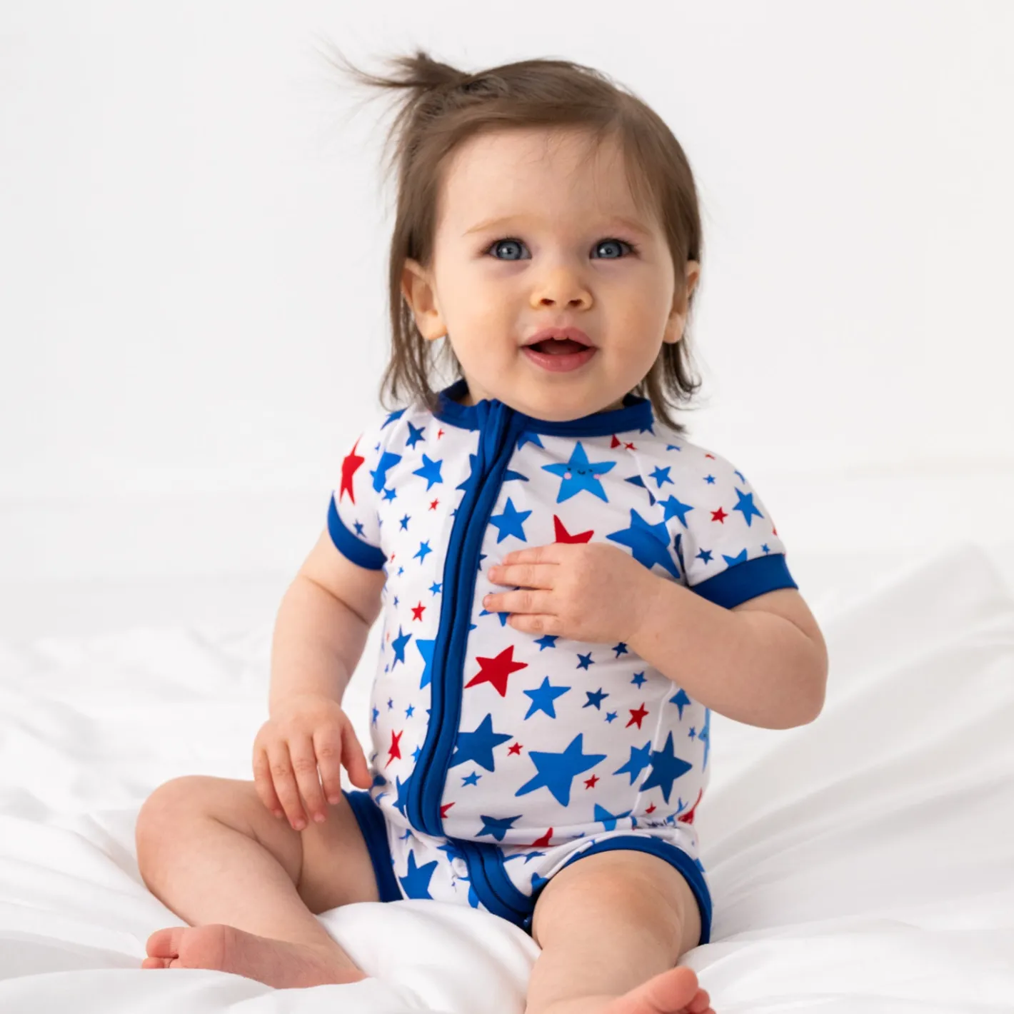 Zippies|Mommy & Me<Little Sleepies Shorty Zippy Bright Stars