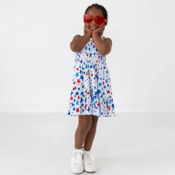 Dresses|Dresses<Little Sleepies Smocked Dress Bright Stars