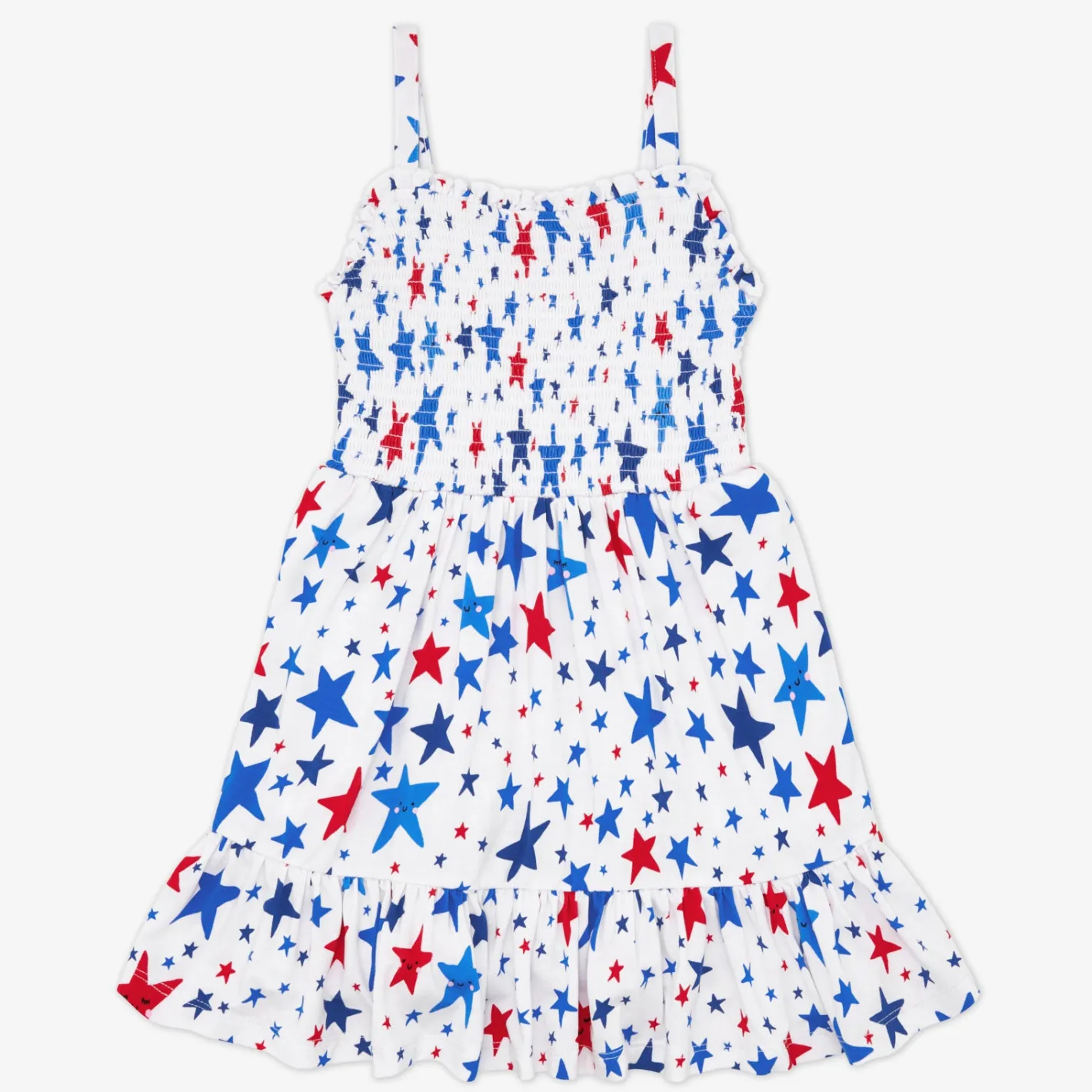 Dresses|Dresses<Little Sleepies Smocked Dress Bright Stars