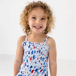 Dresses|Dresses<Little Sleepies Smocked Dress Bright Stars