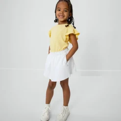Everyday Essentials|Everyday Essentials<Little Sleepies Denim Skort Bright White