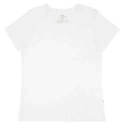 Women's Pajamas|Women's Tees<Little Sleepies Perfect Pocket Tee Bright White