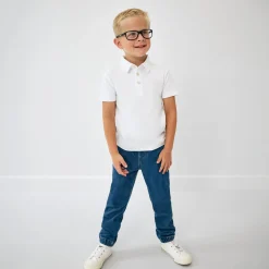 Tops & Tees|Tops & Tees<Little Sleepies Polo Shirt Bright White